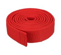 PATIKIL Taekwondo Colored Ranking Belt 1.6" x7.2Ft 2.2m, Polyester Martial Arts Judo Karate Belt for Coach Teaching Practice, Red