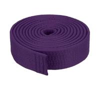 PATIKIL Taekwondo Colored Ranking Belt 1.6" x9.8Ft 3 m, Polyester Martial Arts Judo Karate Belt for Coach Teaching Practice, Purple