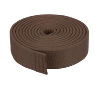 PATIKIL Taekwondo Colored Ranking Belt 1.6" x9.8Ft 3 m, Polyester Martial Arts Judo Karate Belt for Coach Teaching Practice, Brown
