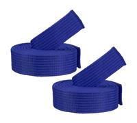 PATIKIL Taekwondo Colored Ranking Belts, 2 Pack 1.6" x7.2FT Polyester Martial Arts Colored Ranking Belt for Coach Teaching Practice, Blue