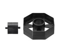 PATIKIL Tape Dispenser Core, Replacement Wheel and Core for 20032/20072 Tape Dispenser Plastic Insert Parts for Home Office Warehouse Wrapping Packaging Mailing Shipping, Black