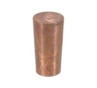PATIKIL Tapered Shaped Solid Copper Stopper, 5/8" Tube Copper Stopper Lab Plugs for Sealing Copper Pipes Condenser Maintenance, 1 Pcs