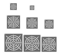 PATIKIL Target Stencil, 8 Pcs Bullseye Stencils Reusable Plastic Stencils for Painting on Wall, Wood, Fabric