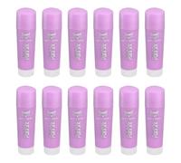 PATIKIL Tempera Paint Sticks, 12Pcs Short Solid Paint Sticks Markers | Quick Drying Smooth & Washable Crayon Pen for Artists Beginners Art Supplies Gifts, Pale Purple