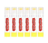 PATIKIL Tempera Paint Sticks,6 Pcs Solid Tempera Paints Sticks,Lemon Yellow | Washable Bulk Markers Pen Quick Drying for Artists Beginners Art Supplies