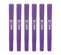 PATIKIL Tempera Paint Sticks, 6Pcs Long Solid Paint Sticks Markers | Quick Drying Smooth & Washable Crayon Pen for Artists Beginners Art Supplies Gifts, Dark Purple