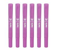 PATIKIL Tempera Paint Sticks, 6Pcs Long Solid Paint Sticks Markers | Quick Drying Smooth & Washable Crayon Pen for Artists Beginners Art Supplies Gifts, Pale Purple