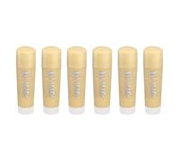 PATIKIL Tempera Paint Sticks, 6Pcs Short Solid Paint Sticks Markers | Quick Drying Smooth & Washable Crayon Pen for Artists Beginners Art Supplies Gifts, Pale Yellow