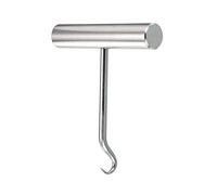 PATIKIL Tennis Racket String Assistance Puller, Stainless Steel Racquet Pull Hook Stringing Tool for Badminton Squash, Silver Tone