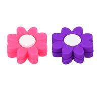 PATIKIL Tennis Racket Vibration Dampener, 2 Pack Soft Silicone Racquet Shock Absorber String Damping, Purple, Pink