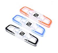 PATIKIL Tennis Racket Vibration Dampener, 3 Pack Soft Silicone Racquet Shock Absorber String Damping, Black, Blue, Orange