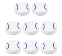 PATIKIL Tennis Racket Vibration Dampener, 8 Pack Tennis Racket Damper Silicone Racket String Shock Damping Absorber for Tennis Racket and String, White