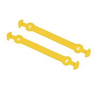 PATIKIL Tennis Vibration Dampeners, 2 Pack Silicone Racquet Shock Absorber Racket String Damping, Yellow