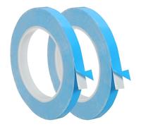 PATIKIL Thermal Adhesive Tape, 2 Rolls 25m x 10mm x 0.2mm Double Side Adhesive Thermal Conductive Tape for Heatsink LED GPU Modules Computer CPU IC Chip, Blue