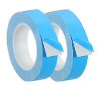 PATIKIL Thermal Adhesive Tape, 2 Rolls 25m x 30mm x 0.2mm Double Side Adhesive Thermal Conductive Tape for Heatsink LED GPU Modules Computer CPU IC Chip, Blue