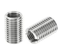 PATIKIL Thread Adapters Sleeve Reducing Nut, 2 Pcs M20x2.5 Male to M16x2 Female Repairing Insert Nut Screw Reducer Stainless Steel Fastener 32mm