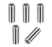 PATIKIL Thread Adapters Sleeve Reducing Nut, 5Pcs M12x1.75 Male to M8x1.25 Female Repairing Insert Nut Screw Reducer Conversion 303 Stainless Steel Fastener 30mm