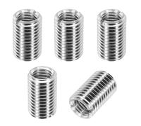 PATIKIL Thread Adapters Sleeve Reducing Nut, 5Pcs M16x2 Male to M12x1.75 Female Repairing Insert Nut Screw Reducer Conversion 303 Stainless Steel Fastener 25mm