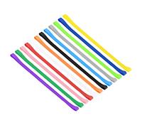 PATIKIL Towel Bands, 12 Pack Elastic Elastic Beach Chair Towel Clips Windproof Towel Holder Silicone Rubber Bands Straps for Beach Pool Cruise Chairs, Multicolor