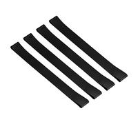 PATIKIL Towel Bands, 4 Pack Elastic Beach Chair Towel Clips Windproof Towel Holder Silicone Rubber Bands Straps for Beach Pool Cruise Chairs, Black