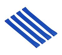 PATIKIL Towel Bands, 4 Pack Elastic Beach Chair Towel Clips Windproof Towel Holder Silicone Rubber Bands Straps for Beach Pool Cruise Chairs, Blue