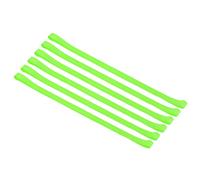 PATIKIL Towel Bands, 6 Pack Elastic Elastic Beach Chair Towel Clips Windproof Towel Holder Silicone Rubber Bands Straps for Beach Pool Cruise Chairs, Fluorescence Green