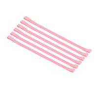 PATIKIL Towel Bands, 6 Pack Elastic Elastic Beach Chair Towel Clips Windproof Towel Holder Silicone Rubber Bands Straps for Beach Pool Cruise Chairs, Pink