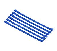 PATIKIL Towel Bands, 6 Pack Elastic Elastic Beach Chair Towel Clips Windproof Towel Holder Silicone Rubber Bands Straps for Beach Pool Cruise Chairs, Blue