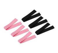 PATIKIL Towel Bands, 6 Pack Stretchable Towel Clips Cruise Essentials Windproof Beach Towel Straps for Beach Cruise Pool Chairs, Black, Pink