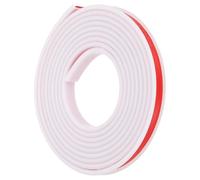 PATIKIL TPE U-Shape Edge Banding, 1/2 Inch x 16.4ft Self Adhesive Flexible Veneer Edging Trim Furniture Edge Protector for Shelf Cabinet Table Repair Restoration, White