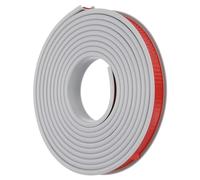 PATIKIL TPE U-Shape Edge Banding, 5/8 Inch x 9.8ft Self Adhesive Flexible Veneer Edging Trim Furniture Edge Protector for Shelf Cabinet Table Repair Restoration, Grey