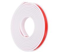 PATIKIL TPE U-Shape Edge Banding, 9/16 Inch x 9.8ft Self Adhesive Flexible Veneer Edging Trim Furniture Edge Protector for Shelf Cabinet Table Repair Restoration, White
