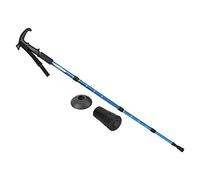 PATIKIL Trekking Poles, Collapsible Telescopic Hiking Pole 21-43 Inch T Handle with Mud Basket Aluminum Alloy for Outdoor Hiking Walking Camping, Blue