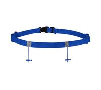 PATIKIL Triathlon Belt Bib Holder, Elastic Marathon Race Number Belt Marathon Running Race Belt with 6 Gel Loops for Marathon Racing Cycling, Blue