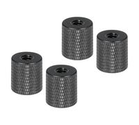 PATIKIL Tripod Screw Adapter 1/4" Female to 1/4" Female, 4 Pcs Tripod Nut Connectors Camera Mount Screw Camera Double Head Converter for Microphone Holder Magic Arms Accessories, 18 mm