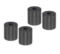 PATIKIL Tripod Screw Adapter 1/4" Female to 3/8" Female, 4 Pcs Tripod Nut Connectors Camera Mount Screw Camera Double Head Converter for Microphone Holder Magic Arms Accessories, 18 mm