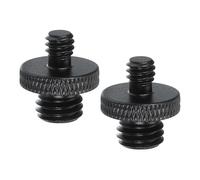 PATIKIL Tripod Screw Adapter 1/4" Male to M10 Male, 2 Pcs Tripod Nut Connectors Camera Mount Screw Camera Double Head Converter for Microphone Holder Magic Arms Accessories, 18 mm