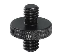 PATIKIL Tripod Screw Adapter 1/4" Male to M6 Male, Tripod Nut Connectors Camera Mount Screw Camera Double Head Converter for Microphone Holder Magic Arms Accessories