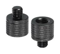 PATIKIL Tripod Screw Adapter 3/8" Female to M8 Male, 2 Pcs Tripod Nut Connectors Camera Mount Screw Camera Double Head Converter for Microphone Holder Magic Arm Accessories