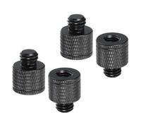 PATIKIL Tripod Screw Adapter M8 Female to 3/8 Male, 4 Pcs Tripod Nut Connectors Camera Mount Screw Camera Double Head Converter for Microphone Holder Magic Arms Accessories, 20 mm