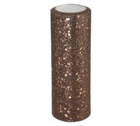 PATIKIL Tulle Fabric Rolls, 6 Inch by 10 Yards Fabric Spool Tulle Sparkling Ribbon Netting Sequin for DIY Tutu Skirts Crafts Wedding Party Decorations, Coffee