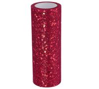 PATIKIL Tulle Fabric Rolls, 6 Inch by 10 Yards Fabric Spool Tulle Sparkling Ribbon Netting Sequin for DIY Tutu Skirts Crafts Wedding Party Decorations, Burgundy