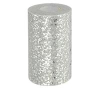 PATIKIL Tulle Fabric Rolls, 6 Inch by 50 Yards Fabric Spool Tulle Sparkling Ribbon Netting Sequin for DIY Tutu Skirts Crafts Wedding Party Decorations, Silver
