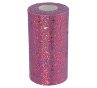 PATIKIL Tulle Fabric Rolls, 6 Inch by 50 Yards Fabric Spool Tulle Sparkling Ribbon Netting Sequin for DIY Tutu Skirts Crafts Wedding Party Decorations, Violet