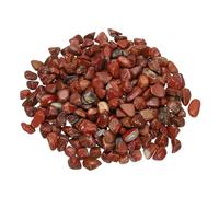 PATIKIL Tumbled Chips Stones, 1lb/500g Fluorite Tumbled Gravel Gemstone Crushed Stones Crystal Natural Rocks Bulk for Jewelry Making Crafts Vase Filler Plant Decor, Red Jasper
