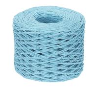 PATIKIL Twisted Raffia Paper Rope 600 Feet, Raffia Ribbon Twine String for Crochet Crafts Weaving Box Box Packing Wrapping Knitting, Dark Green