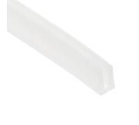 PATIKIL U Channel Edging Trim, 4m Sheet Metal Edge Guard Protector Rubber Edge Trim Air Sealed Seal Strip for Panels Car Doors Steel Plates, 3mm Slot, Fits 2.5-3mm Edge, 16x3x9mm