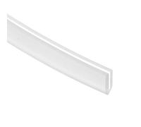 PATIKIL U Channel Edging Trim, 4m Sheet Metal Edge Guard Protector Rubber Edge Trim Air Sealed Seal Strip for Panels Car Doors Steel Plates, 0.5mm Slot, Fits 0.1-1.5mm Edge, 10x2x4.5mm