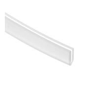 PATIKIL U Channel Edging Trim, 4m Sheet Metal Edge Guard Protector Rubber Edge Trim Air Sealed Seal Strip for Panels Car Doors Steel Plates, 3mm Slot, Fits 2.5-3mm Edge, 25x2x7mm