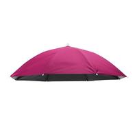 PATIKIL Umbrella Hat, 27 Inch Hands-Free Fishing Umbrella Hat Elastic Headband Folding Sun Rain Caps for Camping Gardening Hiking Farming Beach, Rose Red